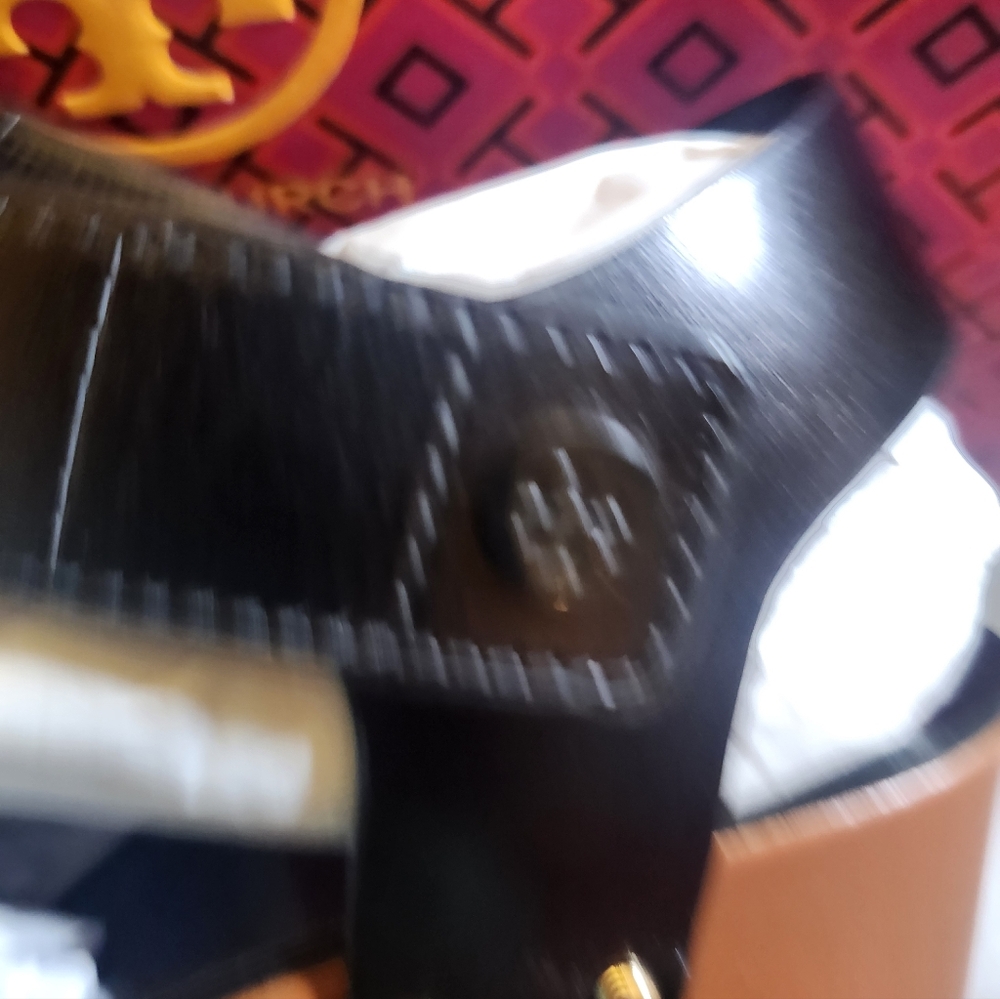 TORRY BURCH Black and Brown Platform Sandals - Picture 6 of 10